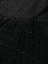 short-sleeved tulle midi dress